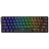 Image de MONSGEEK Fun60 Clavier de jeu TMR en aluminium, interrupteur magnétique 8K, multimode, noir brillant (MagMech)