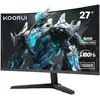 Image de KOORUI Moniteur Gaming Incurvé 27" QHD 180Hz: Résolution 2560x1440, Temps de Réponse 1ms, Compatible HDMI/DP, Design à Inclinaison Réglable