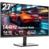 Image de KOORUI Moniteur Gaming 27 Pouces - Écran IPS 144 Hz FHD, 99% sRGB, Adaptive Sync, Compatible VESA, Technologie de Protection des Yeux