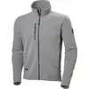 Image de Helly Hansen Workwear Kensington Fleece Jacket Pull Polo, Mélange Gris, XXL Homme