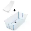 Image de Flexi Bath® XL + Transat de bain Bleu océan