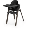 Image de Chaise évolutive bébé Steps  Noir / Bois foncé