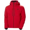 Image de Helly Hansen LIFALOFT   Veste de ski isolée, manteaux d'hiver pour homme, veste de planche à neige résistante à l'eau, poche économiseur de batterie, 163 Rouge, Large