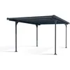 Image de Canopia by Palram Carport Verona 15.1m² en polycarbonate, Aluminium robuste et antirouille protection de la voiture contre la lumière du soleil