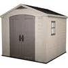 Image de KETER Abri de jardin FACTOR 88 - 6,3m2 257 x 255 x 243 cm beige et marron K209875
