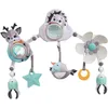 Image de Tiny Love Arche d’activité Sunny Stroll avec Hochets, dès la Naissance, Clips de Fixation Universels Compatibles avec toutes les Poussettes ou Landaus, Collection Black & White