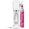 Image de SodaStream ART Machine à Eau Pétillante et Soda | Pack 1 Bouteille 1L Compatible Lave-Vaisselle + 1 Recharge de Gaz 60L à Clipser | Blanche