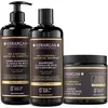 Image de Kerargan - Trio Anti-Chute Shampoing, Après-shampoing & Masque à l’Huile de Ricin pour Cheveux Secs, Cassants ou Dévitalisés - Accélère la Croissance Capillaire - Sans Sulfate, Silicone - 3x500 ml