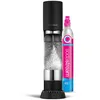 Image de sodastream Ens    Machine à eau pétillante avec système CO  Quick Connect, cylindre de gaz 60L, 1 bouteille 1L sans BPA et chiffon de nettoyage inclus, noire