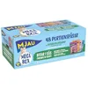 Image de Mjau MEGABOX 48 x 85 g Nourriture Humide pour Chat avec Truite de mer, Saumon, Poulet et boeuf - Nourriture Humide pour Chats en Pack avantageux