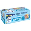 Image de Mjau MEGABOX 48 x 85 g de Nourriture Humide pour Chats avec Saumon, Poulet, crevette et boeuf - Nourriture Humide pour Chats - 48 x 85 g