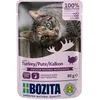 Image de BOZITA Nourriture Humide en Sauce avec Dinde - 12 sachets de 85 g - sans céréales - pour Chats Adultes