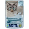 Image de BOZITA Sachet de 12 sachets de Nourriture Humide en Sauce avec Hareng - sans céréales - pour Chats Adultes