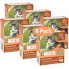 Image de Bozita Tetra Stérilised Canapés en gelée avec Poulet et boeuf   6 x 370 g de Nourriture Humide sans céréales et sans Sucre pour Chats   sans OGM, avec 7,5% de protéines et 5% de matières Grasses