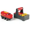 Image de BRIO World - 33213 - Train Express Radiocommandé - Train électrique - Fonction son et lumière - Pour circuit de train en bois - Jouet pour garçons et filles dès 3 ans