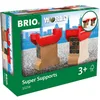 Image de BRIO World - 33254 - Supports de Pont - Accessoire pour circuit de train en bois - Jouet pour garçons et filles à partir de 3 ans