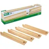 Image de BRIO World - 33341 - Rails Droits Longs 216 mm - Accessoire pour circuit de train en bois - Jouet pour garçons et filles à partir de 3 ans