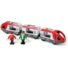 Image de Brio World - 33505 - Train de Voyageurs - Pour circuit de train en bois - Système d'attache aimantée - Figurines incluses - Jouet pour garçons et filles dès 3 ans