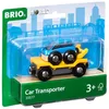 Image de BRIO World - 33577 - Wagon Transport de Voiture avec Rampe - Accessoire pour Circuit de Train en Bois - Système d'attache aimantée - Jouet pour garçons et Filles dès 3 Ans