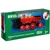 Image de BRIO World - 33592 - Locomotive Rouge puissante à Piles - Train électrique Son et lumière - pour Circuit de Train en Bois - Jouet Mixte à partir de 3 Ans