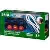 Image de BRIO World - 33599 - Locomotive Rechargeable - Train électrique et lumineux avec cable USB - Pour circuit de train en bois - Jouet pour garçons et filles dès 3 ans