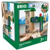Image de BRIO World - 33674 - Station de Controle et d'Aiguillage - Accessoire pour Circuit de Train en Bois - Action de Jeu sans Pile - Jouet Mixte à partir de 3 Ans