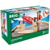Image de BRIO World - 33757 - Pont basculant - Accessoire pour Circuit de Train en Bois - Action de Jeu sans Pile - Système de Pont Levis - Jouet Mixte à partir de 3 Ans