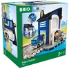 Image de Brio World - 33813 - Commissariat de Police - Avec camion de police son et lumière - Accessoire pour circuit de train en bois - Piles incluses - Jouet mixte dès 3 ans