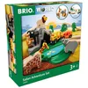 Image de Brio World - 33960 - Circuit Reportage Safari - Coffret complet de 26 pièces avec animaux sauvages - Circuit de train en bois - Jouet mixte à partir de 3 ans