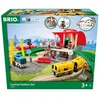 Image de BRIO World - 33989 - Circuit Gare Centrale - Coffret Complet 37 pièces Passage à Niveaux et Tunnel - Circuit de Train en Bois - Dès 3 Ans