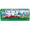 Image de BRIO World - 36035 - Camion Ambulance Son et Lumière - Piles incluses - pour Circuit de Train en Bois - Jouet pour garçons et Filles à partir de 3 Ans