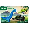 Image de BRIO World - 36096 - Train à Piles Dinosaure - Train électrique - Dinosaure Inclus - pour Circuit de Train en Bois - Jouet Mixte à partir de 3 Ans