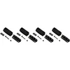 Image de Thule 3057 Kit pour Barres de Toit, Set de 4 Noir