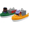 Image de AquaPlay - Bateau de conteneur et de Transport - Accessoires pour Voies d'eau AquaPlay ou pour la Baignoire, 2 Bateaux, conteneurs et BO et Wilma, pour Enfants à partir de 3 Ans, 8700000271,