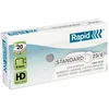 Image de Rapid 24869100 Boîte de 1000 Agrafes 23/6 mm Galva
