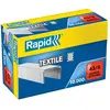 Image de Rapid X10000 Agrafes Textiles Galvanisées Ultra-résistantes 43/6 Mm
