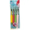 Image de Brosses à Dents TePe Colour Compacte, Extra-Souple, 4pcs