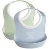 Image de BabyBjörn Mini Bavoir, lot de 2, Vert Pastel/Bleu Pastel