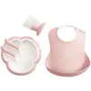 Image de BabyBjörn Coffret Repas Bébé lot de 5, Rose pastel