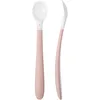 Image de BabyBjörn Cuillère 1er âge, lot de 2, Rose pastel