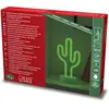 Image de Konstsmide, 3075-900 Tube LED en forme de cactus avec minuteur de 6 heures, 90 diodes vertes, fonctionnement à piles, intérieur
