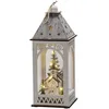 Image de Konstsmide Silhouette en bois à LED, blanc, « église », minuterie 6H, 8 diodes blanc chaud, à piles, intérieur, 3271-210