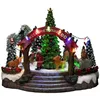 Image de Konstsmide Scène à LED zoo de Noël, avec musique, 19 diodes, 4,5 V, transfo intérieur/fonctionnement sur piles, Câble noir - 4237-000