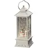 Image de Konstsmide LED Snow Globe Lantern "Snowman Family Scene", Water Filled/Water Spinner/Indoor (IP20) with 5 Hour Timer/Battery Operated: 3xC 1.5V (excl.)/Christmas Lantern 1 Warm White Diodes