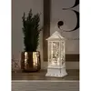 Image de Konstsmide 4365-200 Lanterne à LED bonhommes de neige blanc chaud LED blanc enneigé, rempli deau, minuteur, avec interrupteur