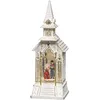 Image de Konstsmide LED Snow Globe Church with Choir Scene, Water Filled/Indoor Use (IP20) / Battery Operated: 3xC 1.5V (excl.) / Christmas Lantern 1 Warm White Diodes