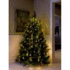 Image de Konstsmide 6360-820 Voile pour Arbre à LED avec Anneau, Plastique/, 6 W, Or,