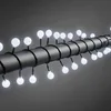 Image de Konstsmide 3696-207 Guirlande d'Eclairage de Cerise Grande Extérieur 80 LEDs 24 V Blanc Câble Noir