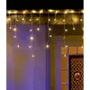 Image de Konstsmide Guirlande lumineuse stalactites, effet chute de neige pour lextérieur 24 V CEE: G (A - G) 200 LED blanc chaud
