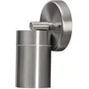 Image de Konstsmide Modena 7598-000 Applique murale d'extérieur réglable en acier inoxydable avec 1 ampoule GU10 Max 7 W Verre transparent IP44